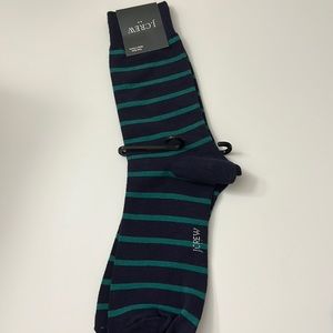 Jcrew Mens socks- One Size- Green and Blue